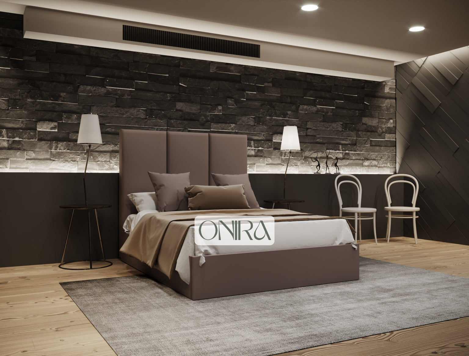 Avon Triple Panel Bed