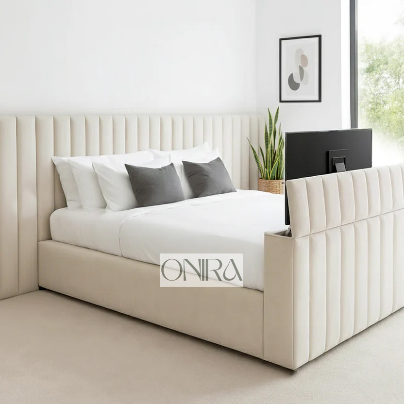 Harper Wide Headboard Line TV Bed