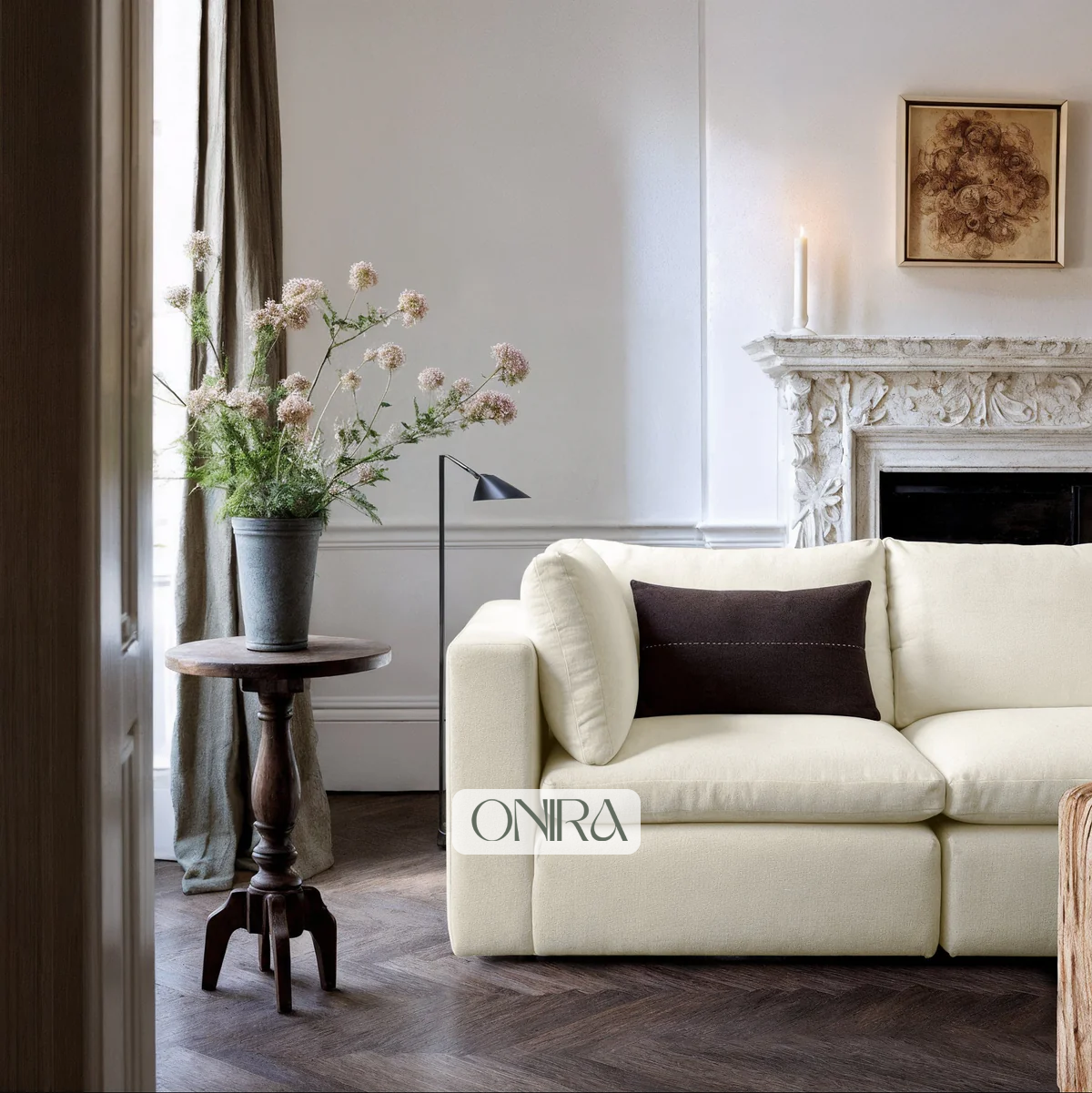 The Big Bonnie Fabric Upholstered Sofa