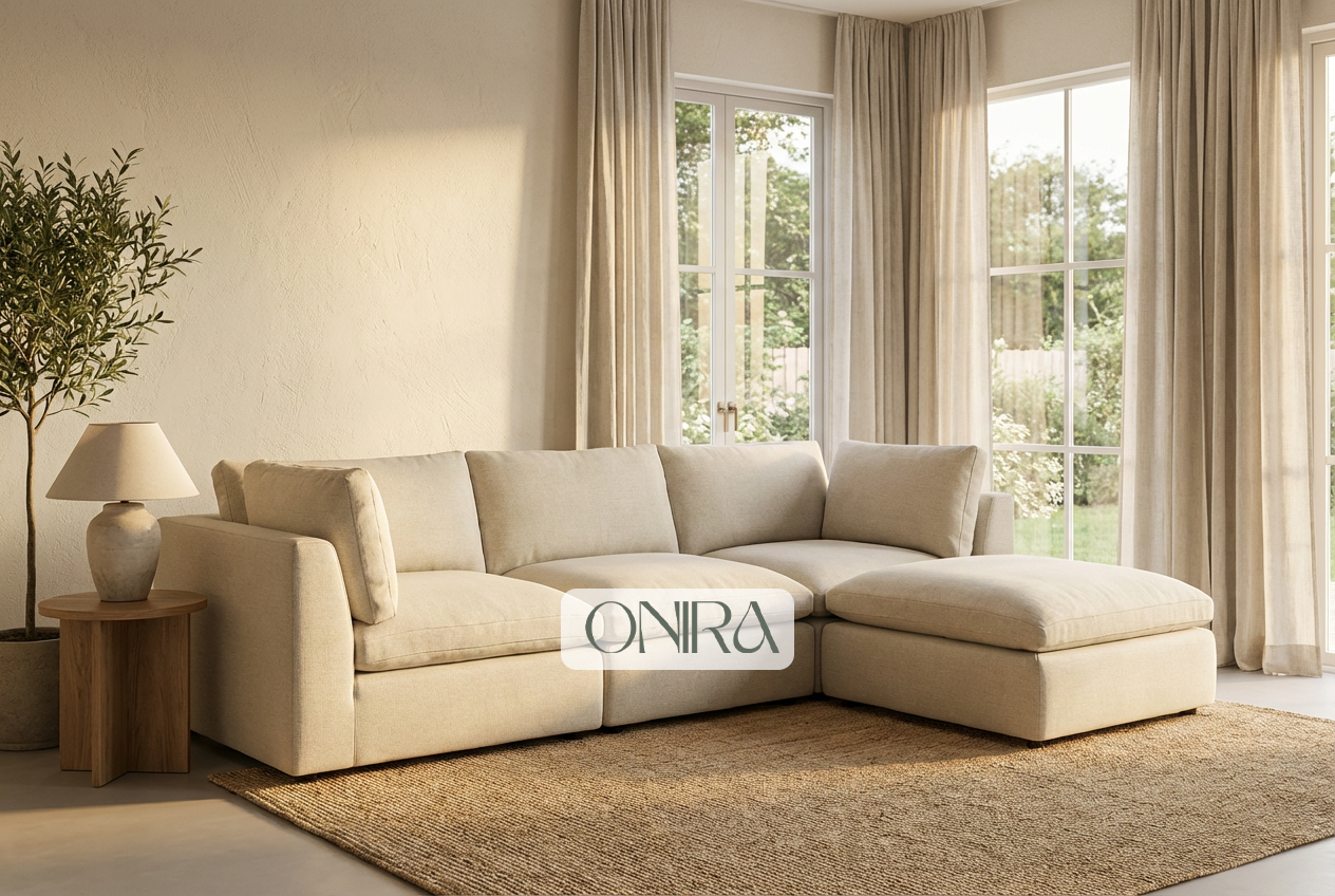 The Big Bonnie Fabric Upholstered Sofa