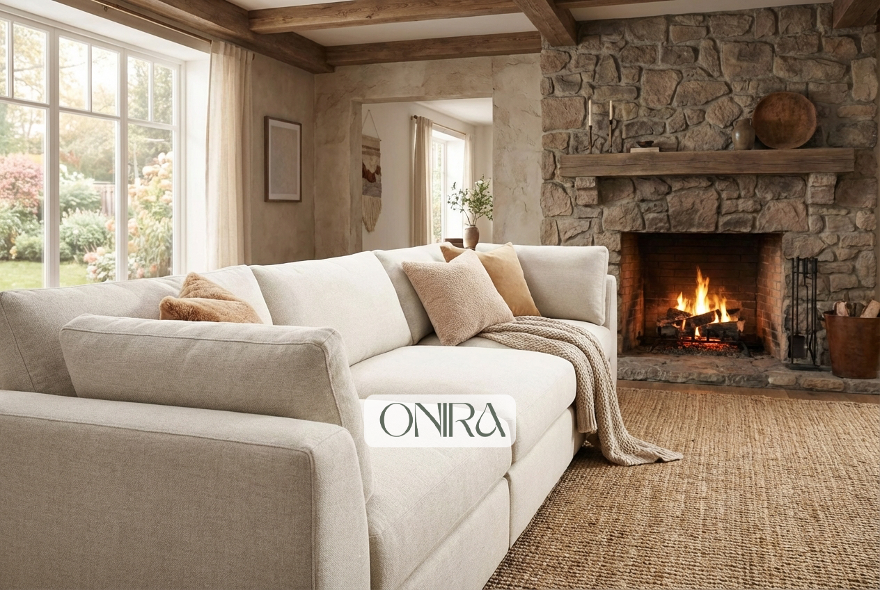 The Big Bonnie Fabric Upholstered Sofa