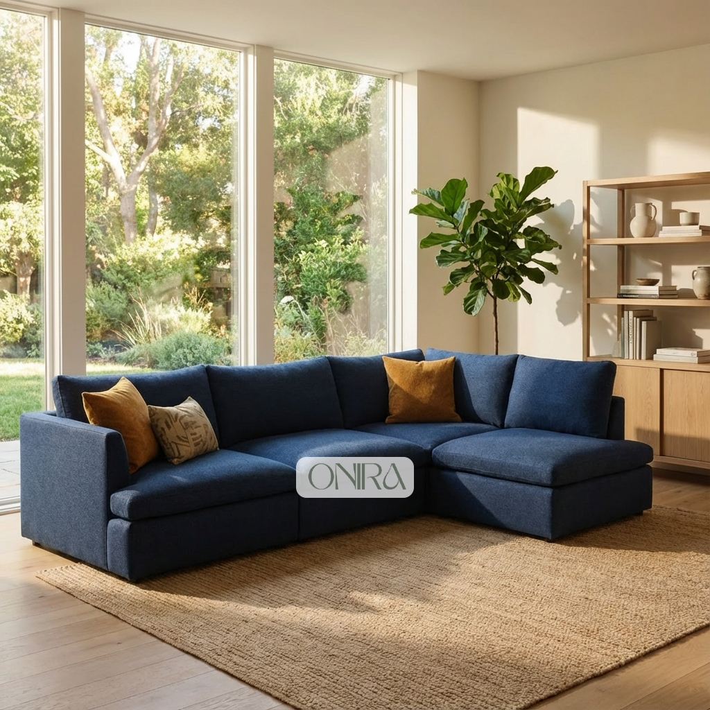 The Big Bonnie Fabric Upholstered Sofa