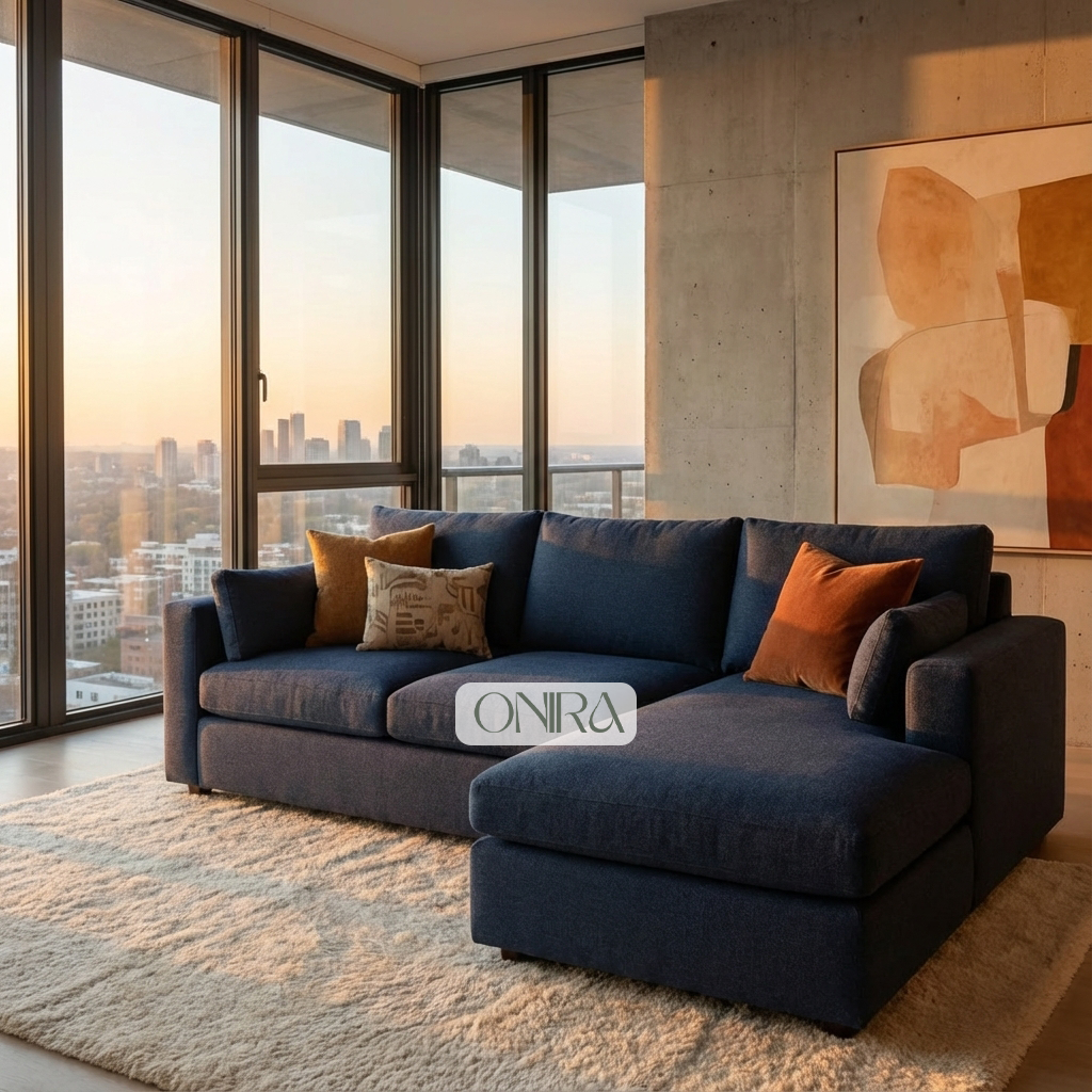 The Big Bonnie Fabric Upholstered Sofa