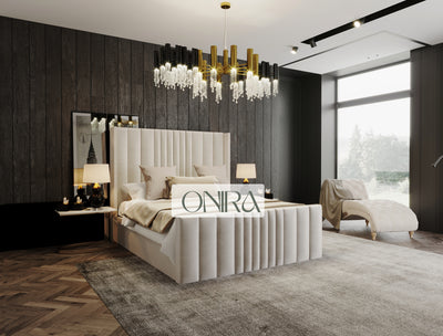 Windsor Bed Frame with Lines