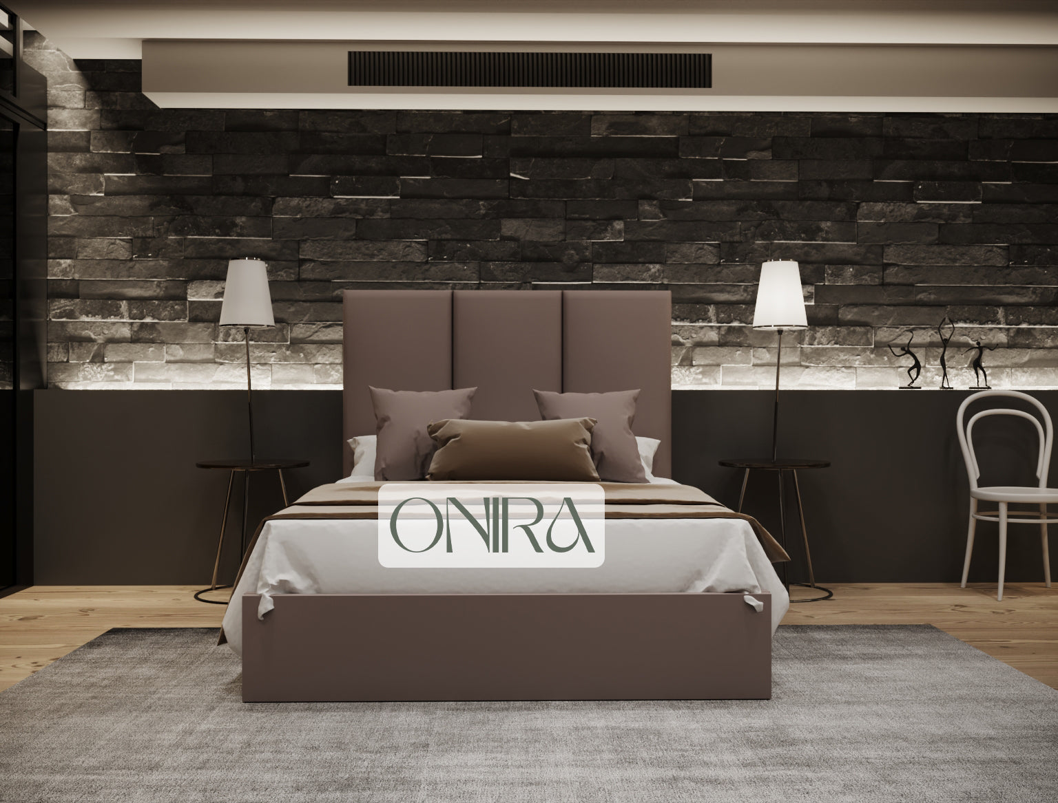 Avon Triple Panel Bed