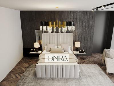 Windsor Bed Frame with Lines