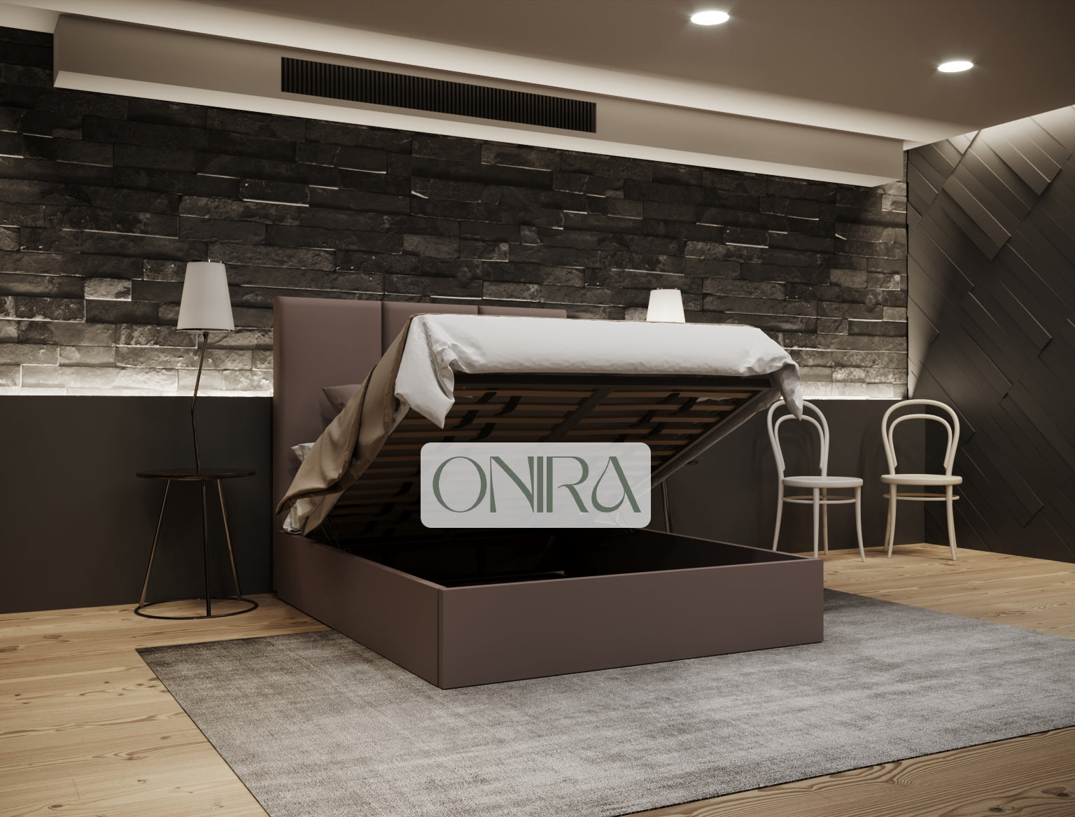 Avon Triple Panel Bed