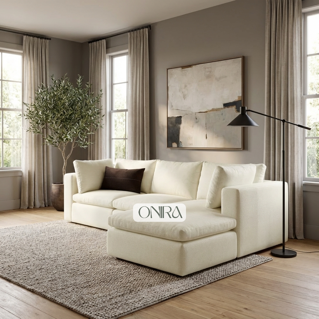 The Big Bonnie Fabric Upholstered Sofa