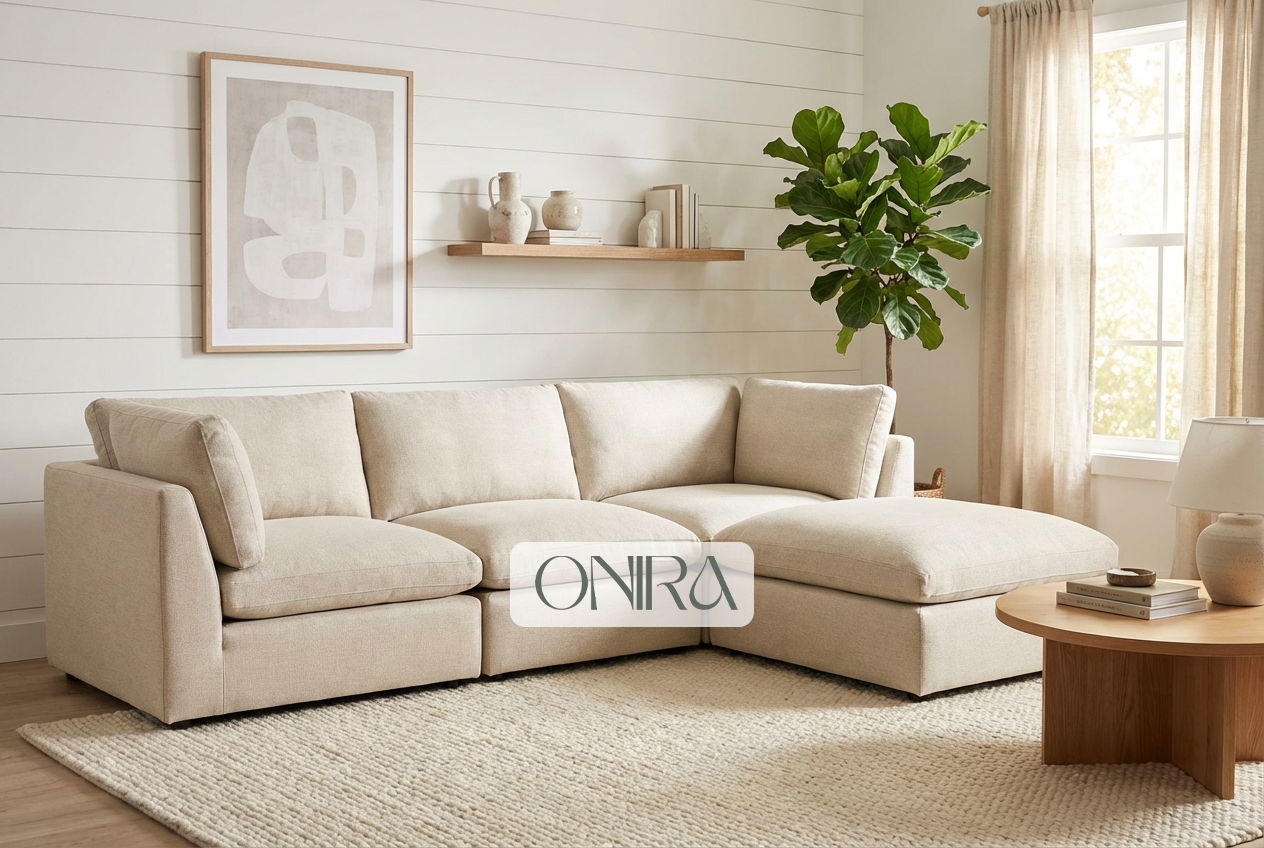 The Big Bonnie Fabric Upholstered Sofa
