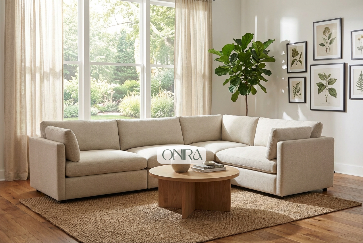 The Big Bonnie Fabric Upholstered Sofa