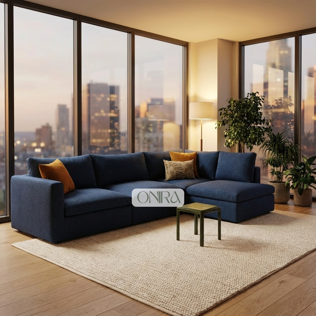 The Big Bonnie Fabric Upholstered Sofa