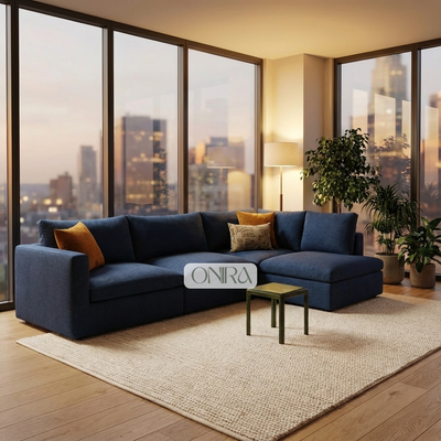 The Big Bonnie Fabric Upholstered Sofa